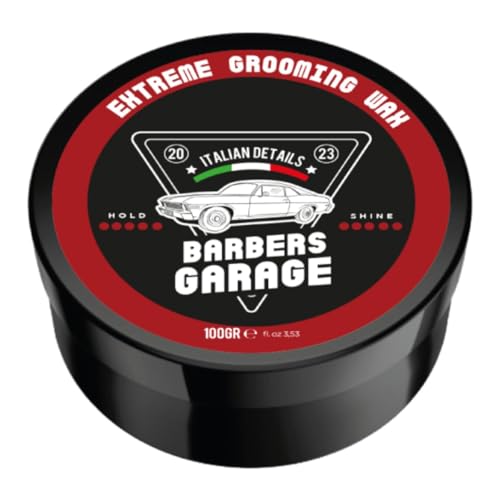 Barbers Garage Extreme Grooming Wax – Haarwachs für glänzendes Haar – starker und langanhaltender Halt – schweißbeständig – hinterlässt keine Rückstände – formt und fixiert Barbers Garage Extreme Grooming Wax – Haarwachs für glänzendes Haar – starker und langanhaltender Halt – schweißbeständig – hinterlässt keine Rückstände – formt und fixiert von Barbers Garage