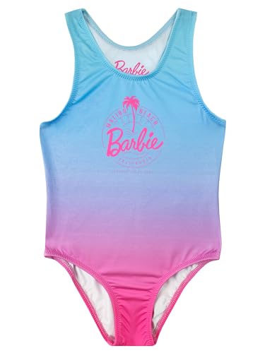 Barbie Badeanzug | Mädchen Einteiler Badeanzug | 104 | Offizielles Merchandise von Barbie
