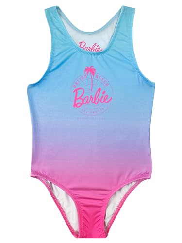 Barbie Badeanzug | Mädchen Einteiler Badeanzug | 122 | Offizielles Merchandise von Barbie