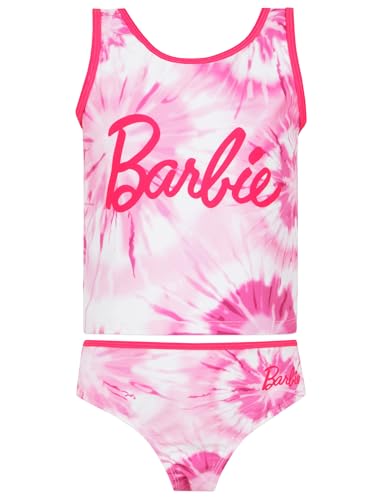 Barbie Badeanzug | Schwimmanzug Mädchen | Badeanzug Kinder Mädchen | Rosa 152 von Barbie