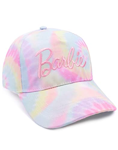 Barbie Cap für Mädchen | Kinder Teens Rosa Blau Krawatte Färbung Gesticktes Logo Snapback Hut von Barbie