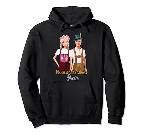 Barbie Dirndl Oktoberfest Wiesn Langarm Sweatshirt Damen Pullover Hoodie von Barbie