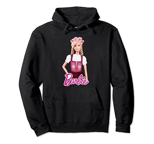 Barbie Dirndl Oktoberfest Wiesn Langarm Sweatshirt Damen Pullover Hoodie von Barbie