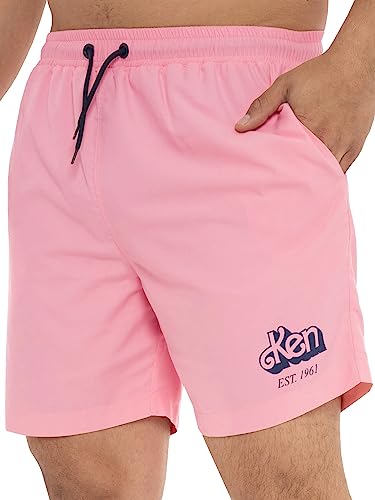 Barbie Ken Herren Badeshorts | Ken Puppe Herren Schwimmhosen | M | Offizielles Merchandise von Barbie