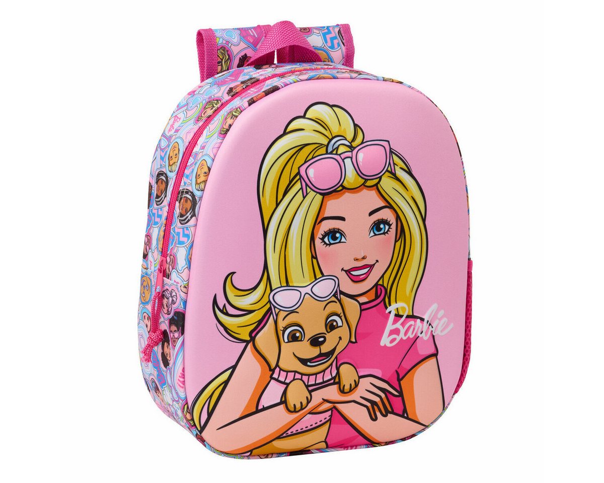 Barbie Kinderrucksack Rucksack Kinderrucksack Freizeitrucksack Barbie Rosa 27 x 33 x 10 cm von Barbie