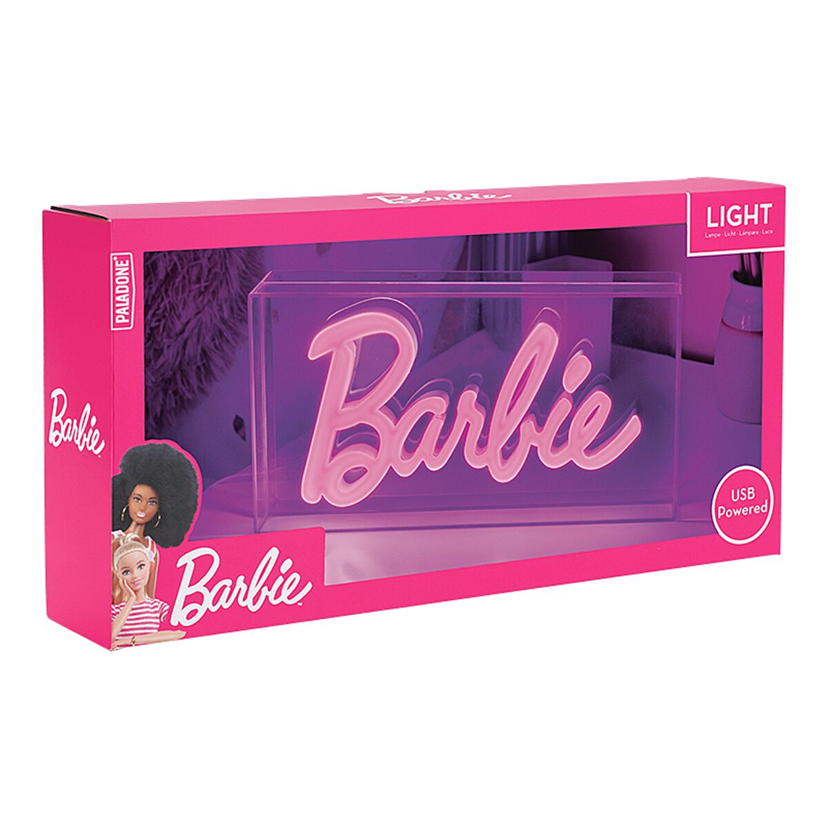 Barbie Lampe - Barbie LED Neonlampe   - Lizenzierter Fanartikel von Barbie