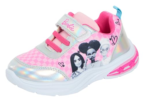 Barbie Mädchen Leuchtende Turnschuhe Kinder Mode Puppe Easy Touch Fastener Blinkende LED Sportschuhe von Barbie