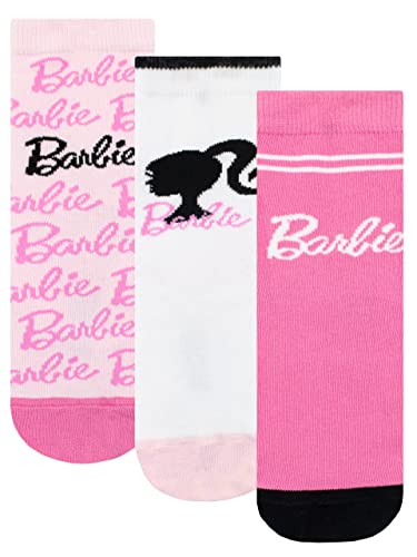 Barbie Mädchen Socken im 3er Pack Rosa 37-40 von Barbie