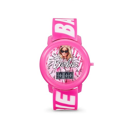 Barbie Malibu Digitaluhr mit rosa Textband von Barbie