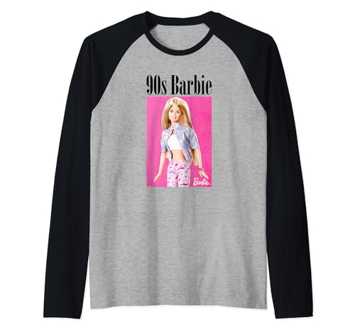 Barbie Offizielle Damen, 90er Jahre Barbie Raglan von Barbie