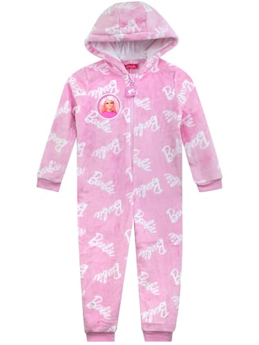 Barbie Onesie Für Mädchen | Mädchen Onesies | Rosa Fleece-Pyjama Für Kinder | Offizielle Ware | 152 von Barbie