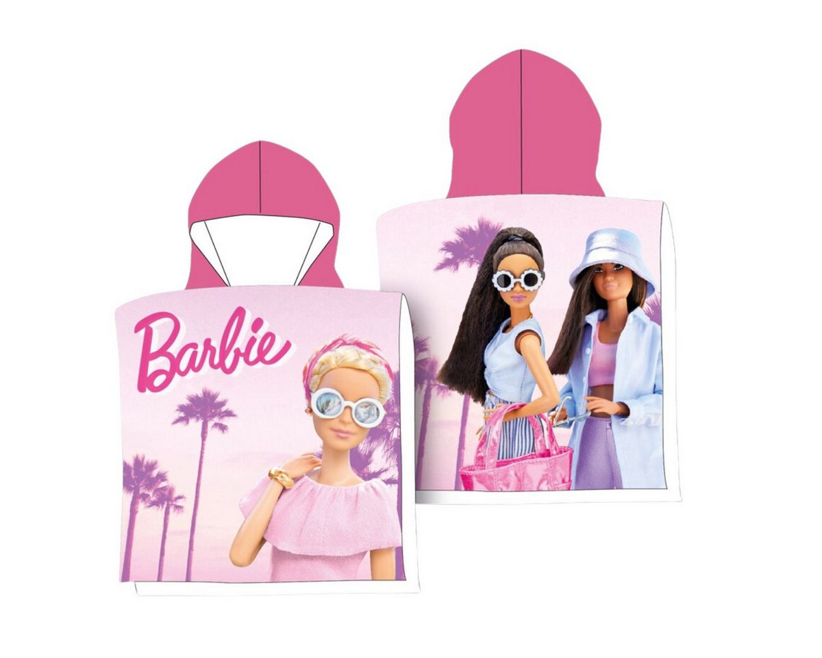 Barbie Poncho Baumwolle Weicher Kapuzenponcho für Kinder von Barbie