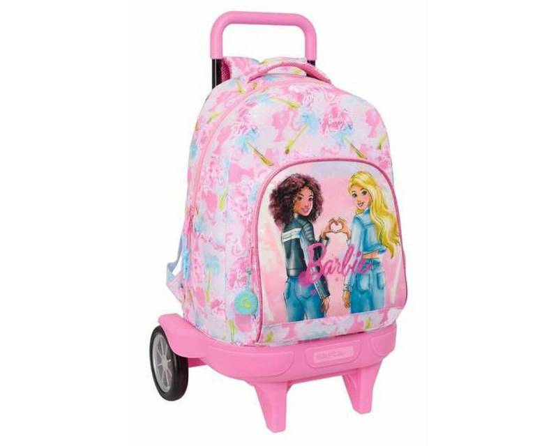 Barbie Rucksack Kinder Rucksack Barbie Painterly Rosa Himmelsblau 33 x 45 x 22 cm von Barbie