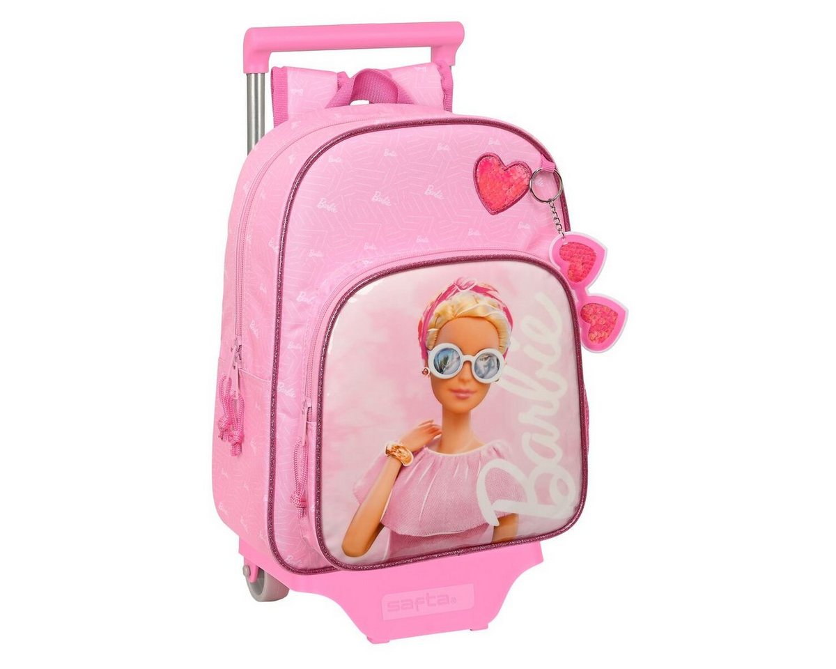 Barbie Rucksack Barbie Kinder-Rucksack mit Rädern Girl Rosa 26 x 34 x 11 cm von Barbie