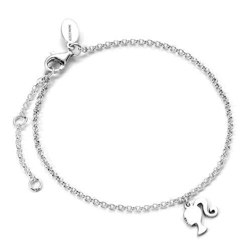 Barbie Silhouetten-Armband aus Sterlingsilber, Einheitsgröße, Sterling-Silber von Barbie