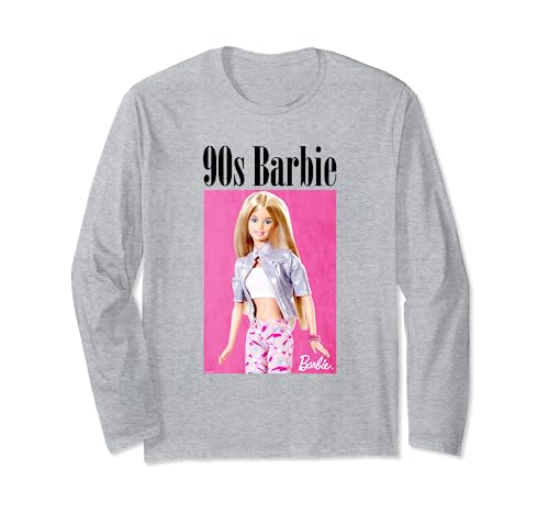 Barbie Sweatshirt für Damen, offizielles Barbie 90er Jahre Langarmshirt von Barbie