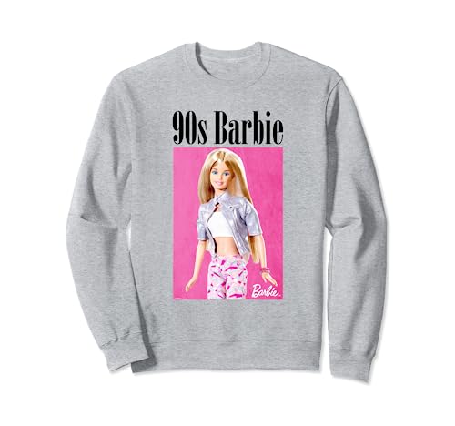 Barbie Sweatshirt für Damen, offizielles Barbie 90er Jahre Sweatshirt von Barbie