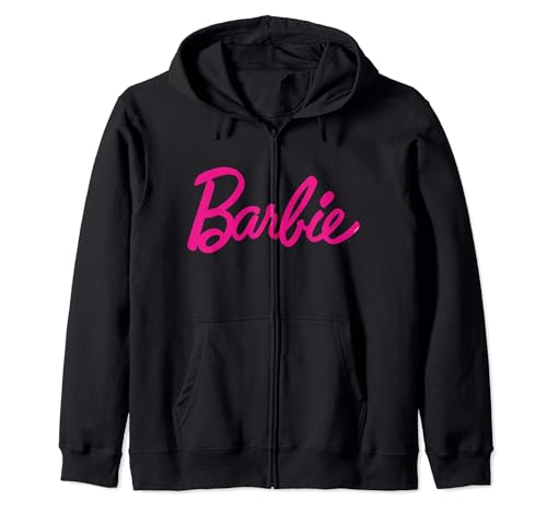 Barbie Sweatshirt für Damen, offizielles Barbie-Logo Kapuzenjacke von Barbie