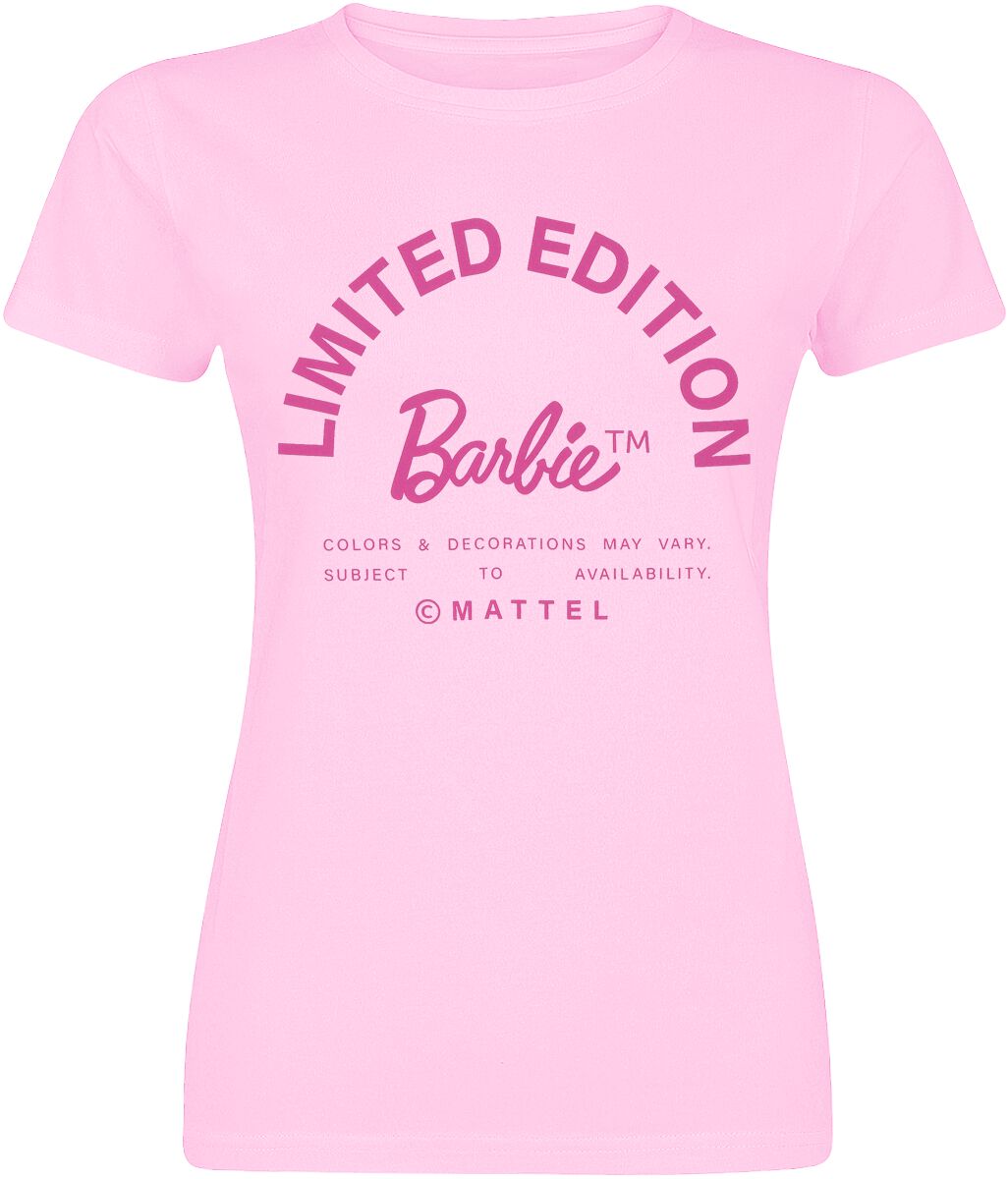 Barbie T-Shirt - Limited Edition - M bis XXL - für Damen - Größe L - pink  - Lizenzierter Fanartikel von Barbie