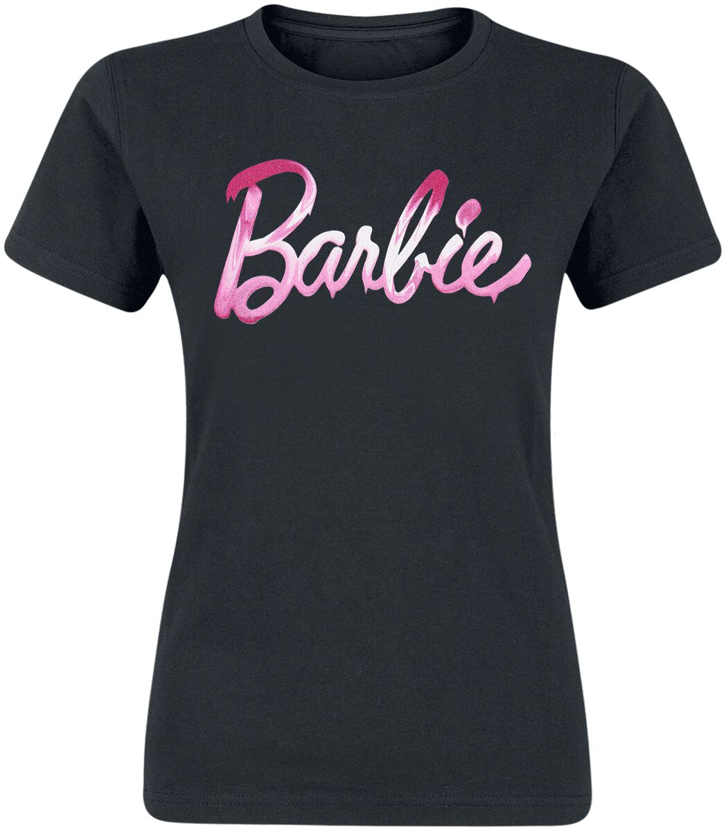 Barbie T-Shirt - Melted - S bis XXL - für Damen - Größe L - schwarz  - Lizenzierter Fanartikel von Barbie