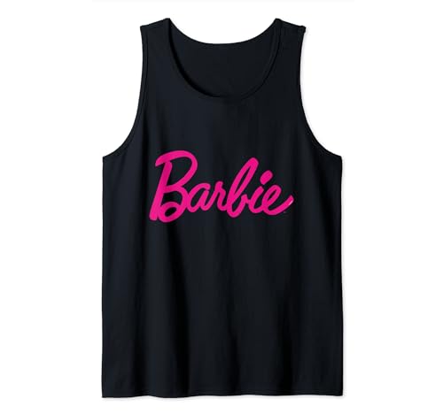 Barbie T-Shirt für Damen, offizielles Barbie-Logo Tank Top von Barbie