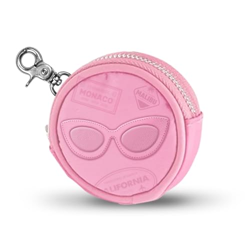 Barbie Travel-Cookie Portemonnaie, Rosa, 8,7 x 8,7 cm von Barbie