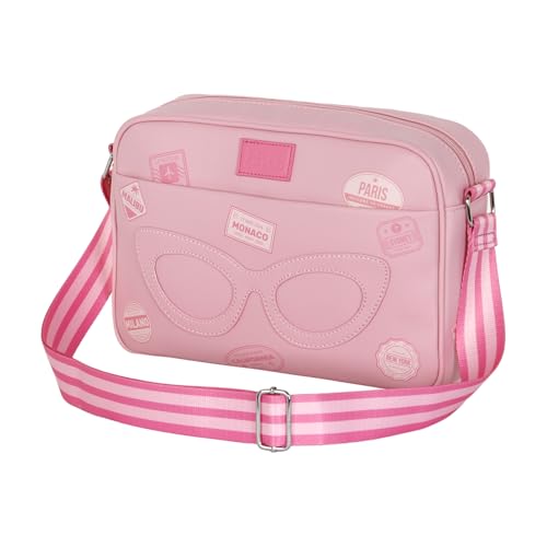 Barbie Travel-Fashion Umhängetasche, Rosa, 34 x 23 cm von Barbie