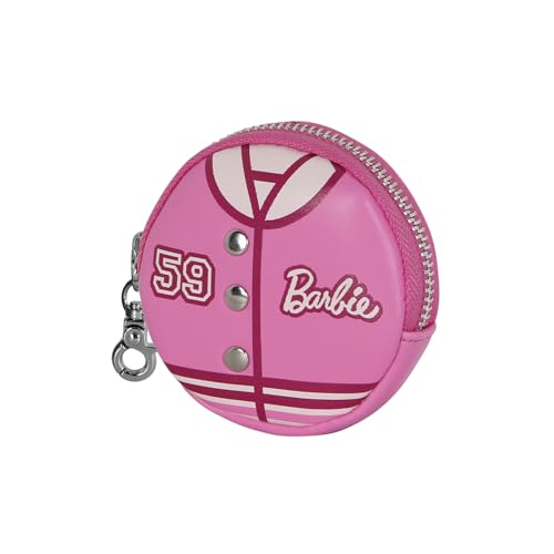 Barbie Varsity-Cookie Portemonnaie, Rosa, 8,7 x 8,7 cm von Barbie