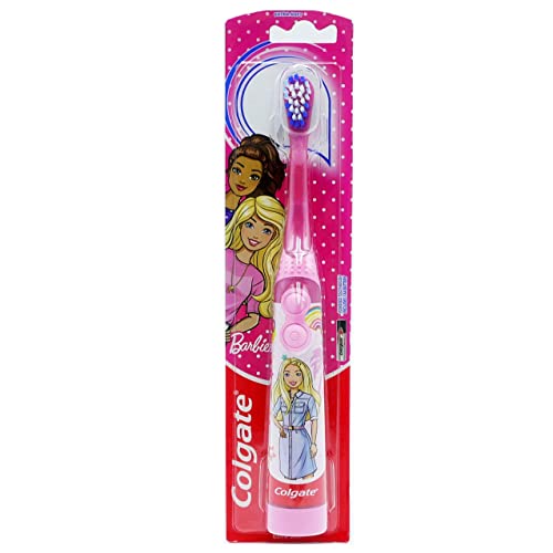 Colgate Kids Barbie extra weiche batteriebetriebene Zahnbürste, ab 3 Jahren von Barbie