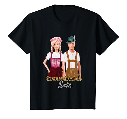 Kinder Barbie Dirndl Oktoberfest T-Shirt T-Shirt von Barbie