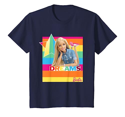 Kinder Barbie T-Shirt, Mädchen, bunt Stern, viele Größen+Farben T-Shirt von Barbie