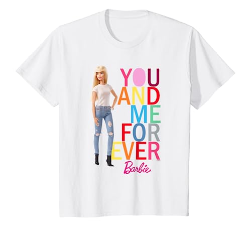 Kinder Barbie T-Shirt, Mädchen, bunt, Puppe, viele Größen+Farben T-Shirt von Barbie