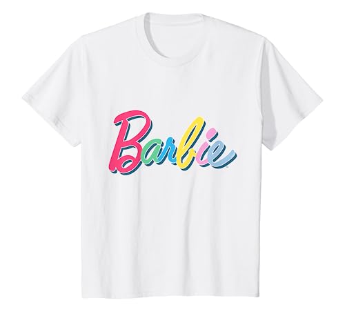Kinder Barbie T-Shirt, Mädchen, Logo, viele Größen+Farben T-Shirt von Barbie
