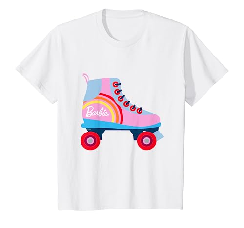 Kinder Barbie T-Shirt, Mädchen, bunt, Rollschu, viele Größen+Farben T-Shirt von Barbie