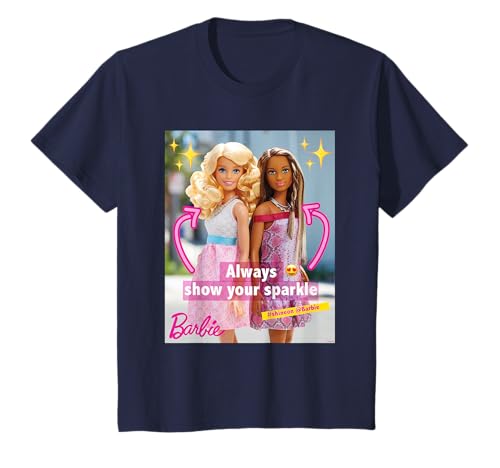Barbie T-Shirt, Mädchen, Sparkle, viele Größen+Farben T-Shirt von Barbie