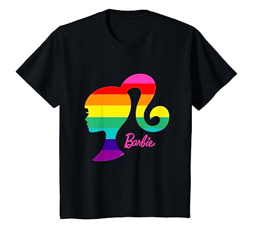 Kinder Barbie T-Shirt für Mädchen, offiziell, mehrfarbig T-Shirt von Barbie