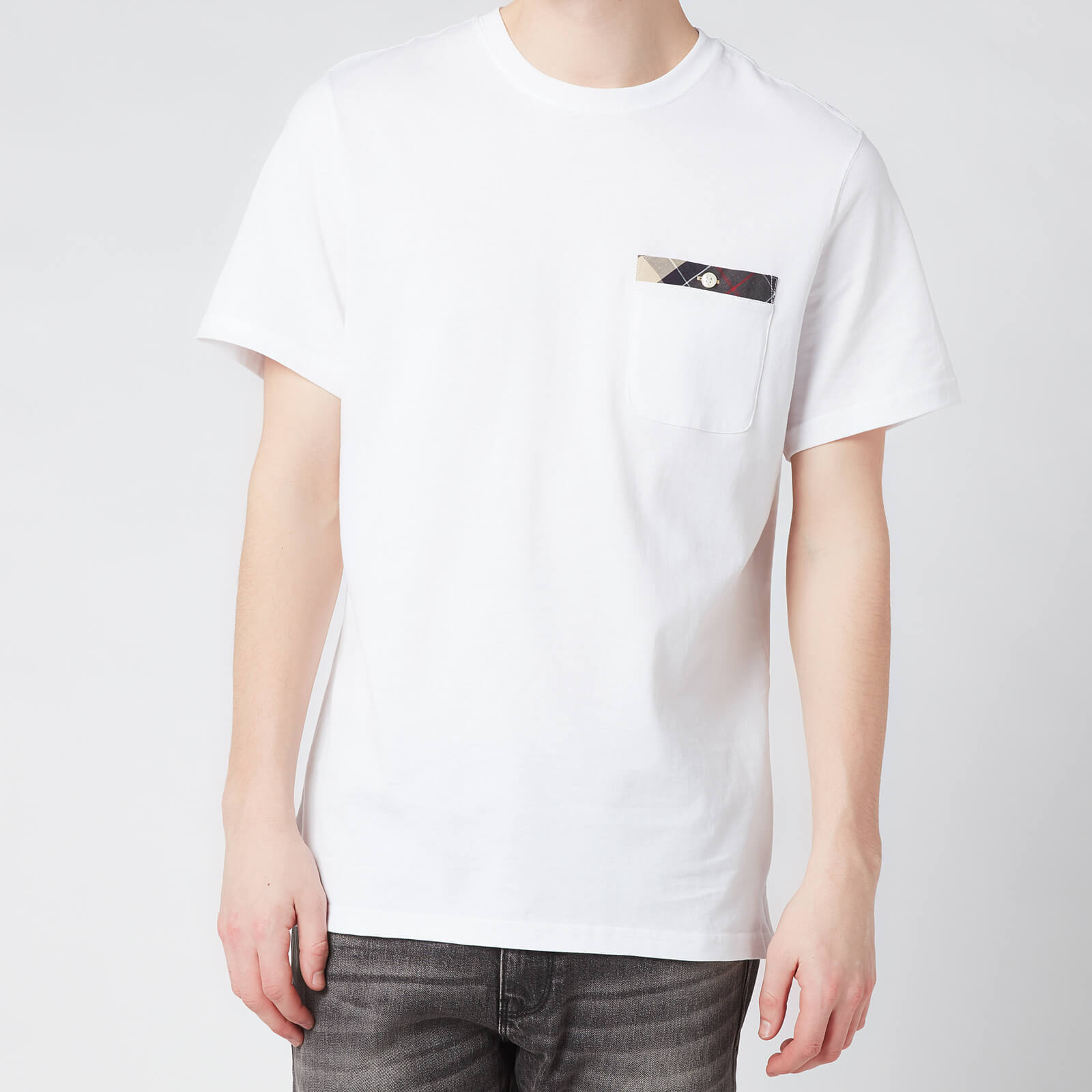 Barbour Heritage Men's Durness T-Shirt - White - S von Barbour Heritage