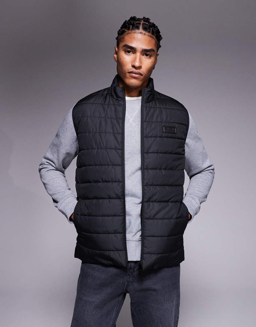 Barbour International - Aldon - Steppweste in Schwarz von Barbour International