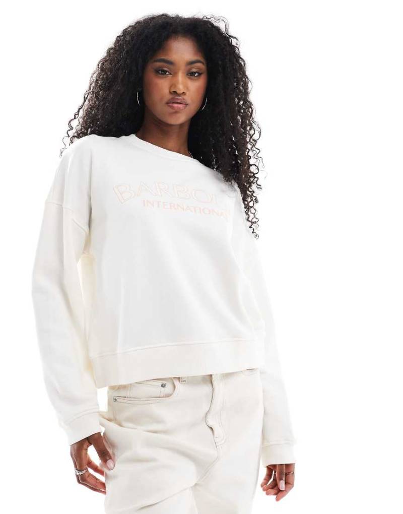 Barbour International - Cali - Sweatshirt in Ecru-Neutral von Barbour International