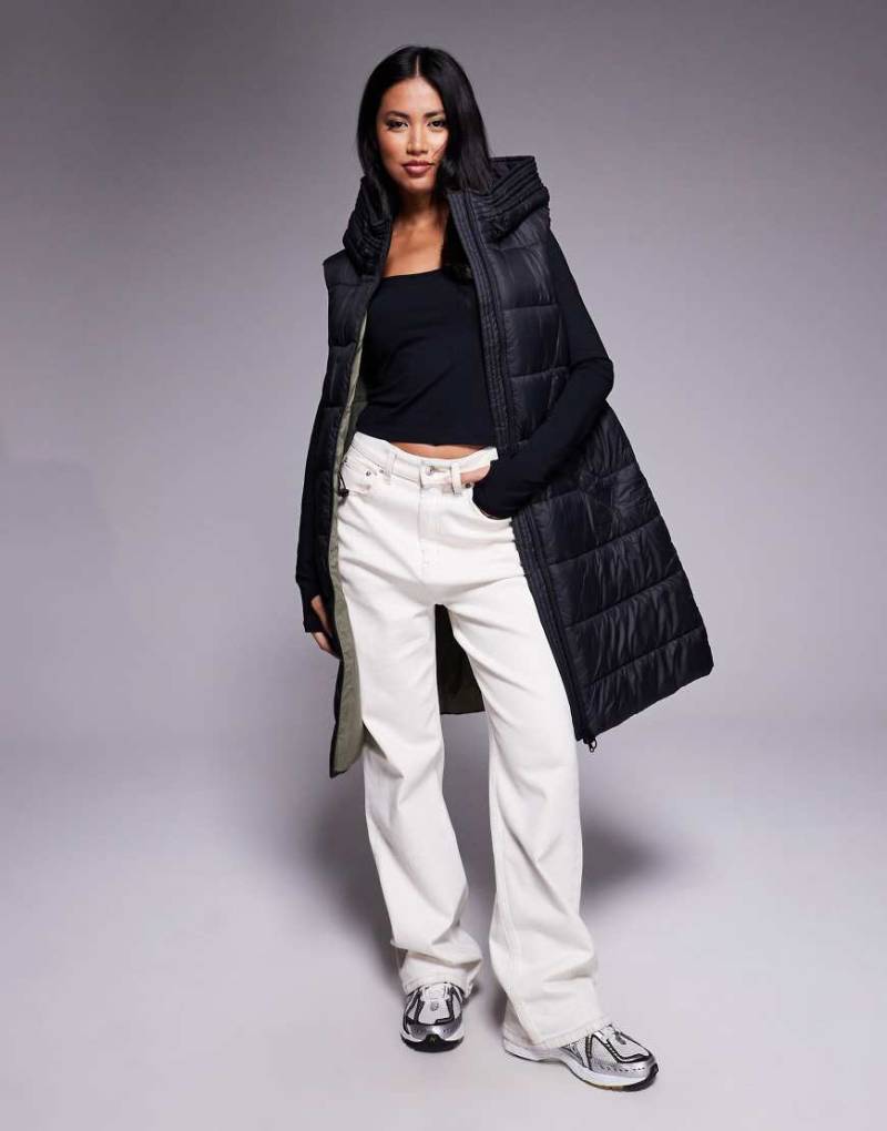 Barbour International - Cecilla - Pufferweste in Schwarz von Barbour International