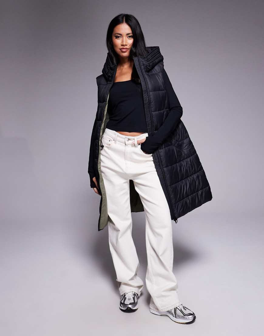 Barbour International - Cecilla - Pufferweste in Schwarz von Barbour International