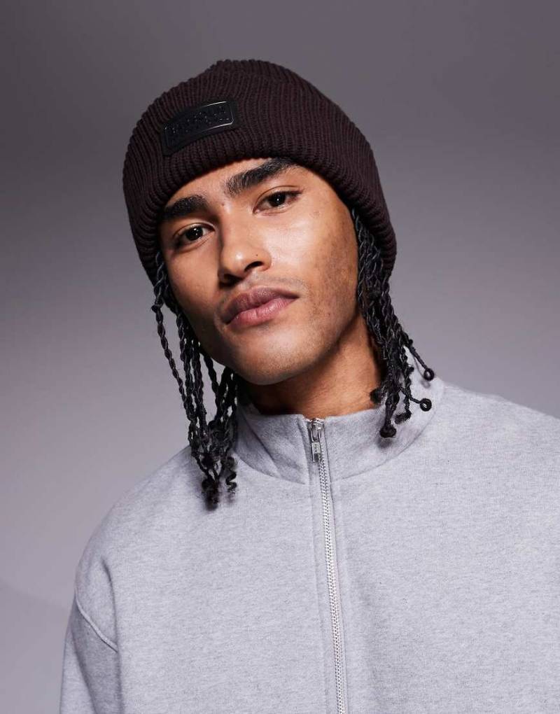 Barbour International - Craywell - Strickmütze in Dark Oak-Brown von Barbour International