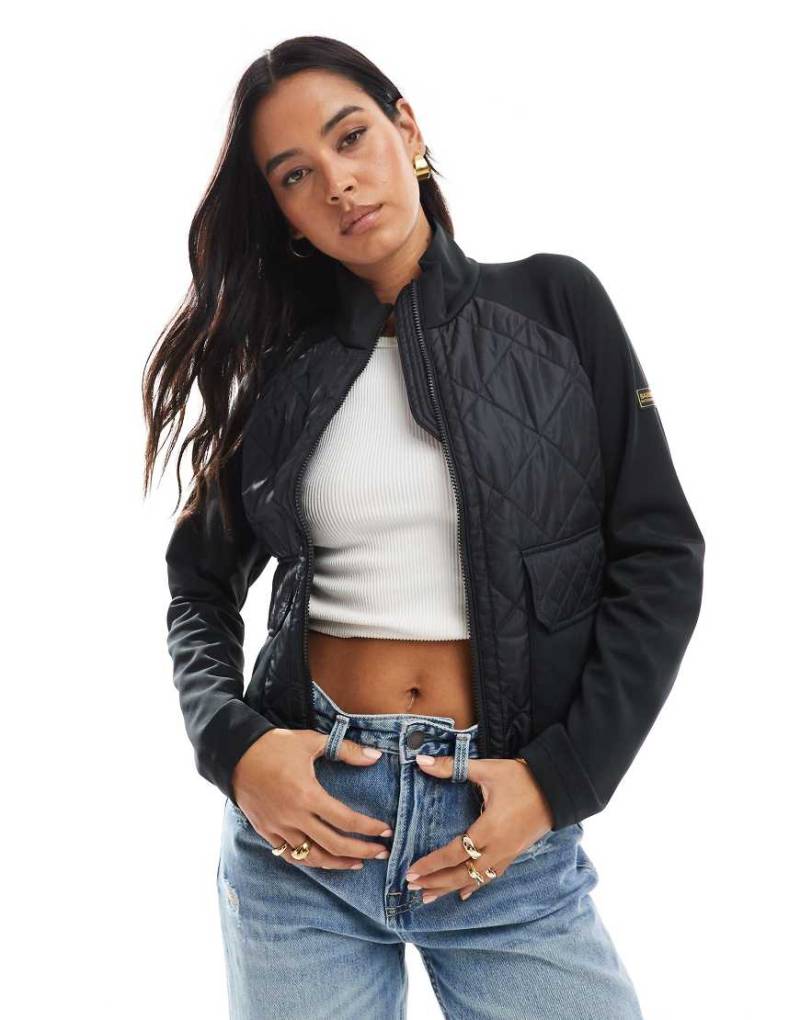 Barbour International - Ebony - Steppjacke in Schwarz von Barbour International