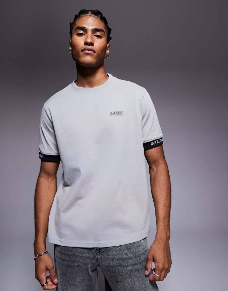 Barbour International - Heim - T-Shirt in Ultimate-Grau von Barbour International