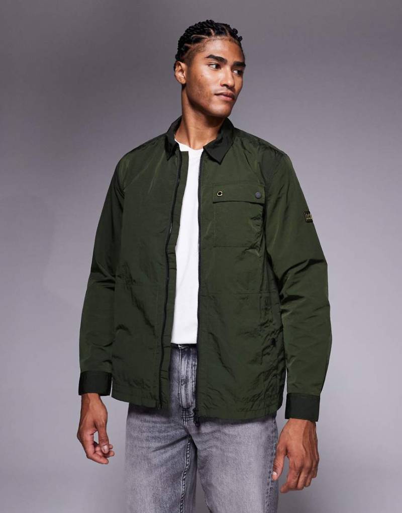 Barbour International - Inline - Hemdjacke in Salbeigrün von Barbour International