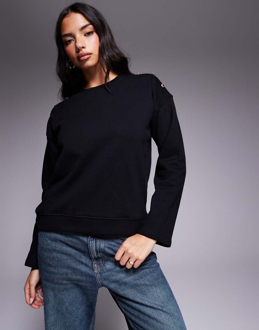 Barbour International - Juliana - Sweatshirt in Schwarz von Barbour International