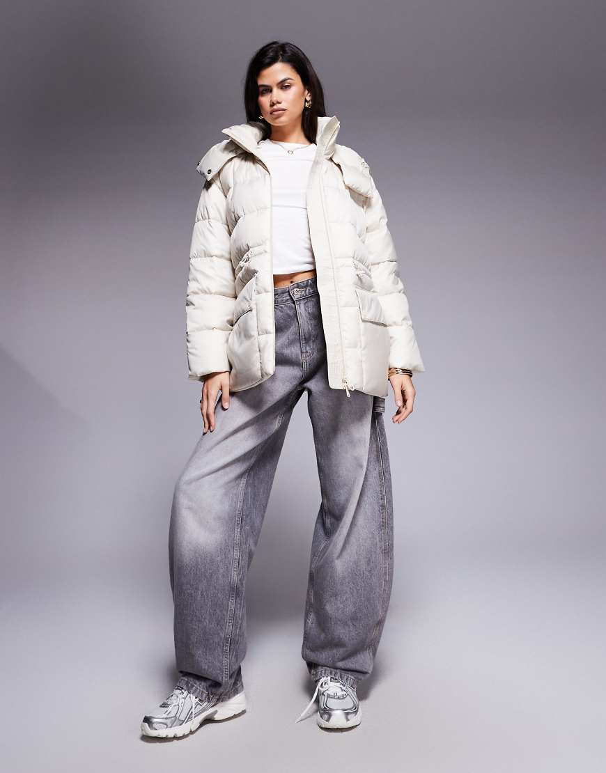 Barbour International - Lisbon - Pufferjacke in Ecru-Neutral von Barbour International