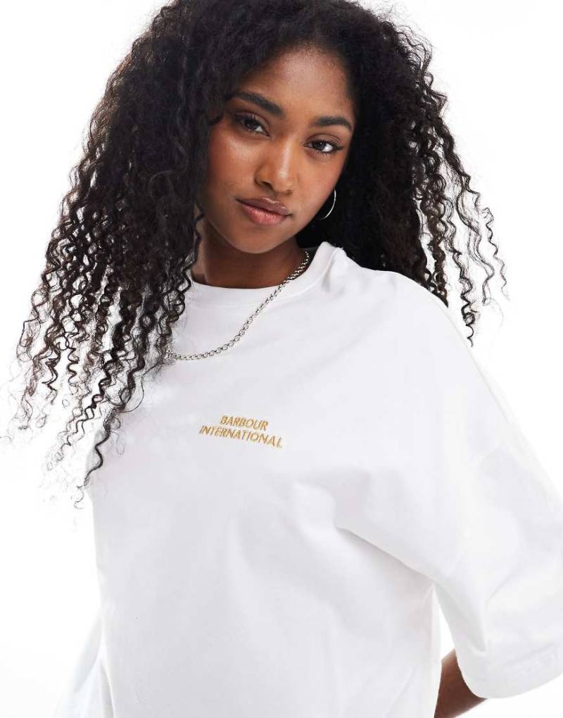 Barbour International - Palma - T-Shirt in Weiß von Barbour International