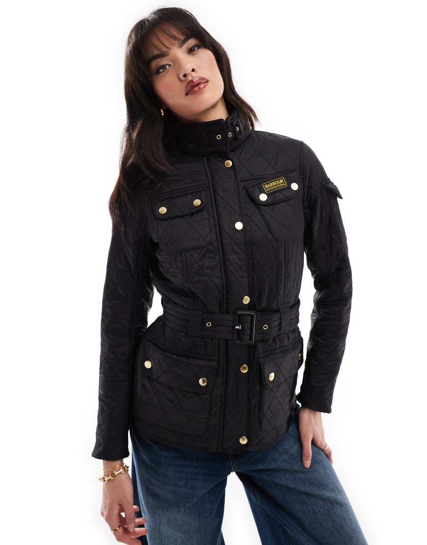 Barbour International - Polarquilt - Klassische Jacke in Schwarz Barbour International - Polarquilt - Klassische Jacke in Schwarz von Barbour International