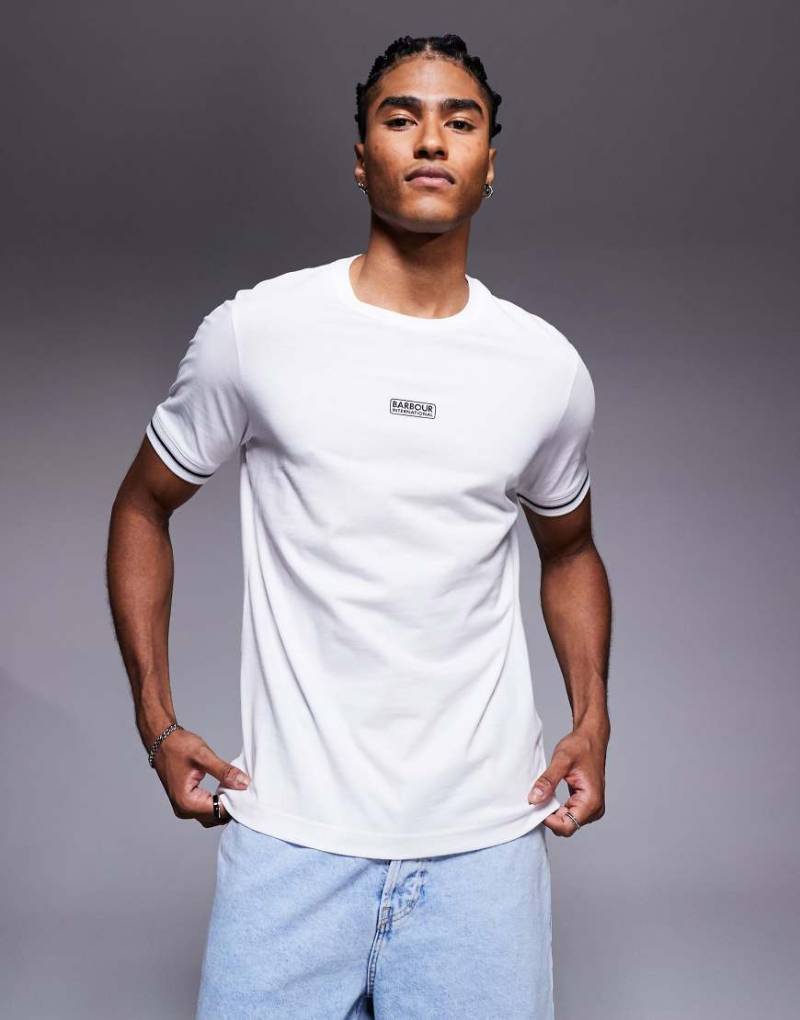 Barbour International - Stelar - T-Shirt in Weiß von Barbour International
